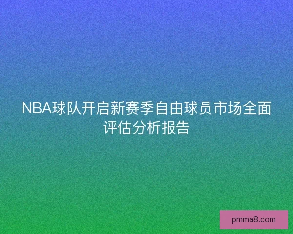NBA球队开启新赛季自由球员市场全面评估分析报告